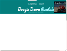 Tablet Screenshot of boogiedownrentals.com